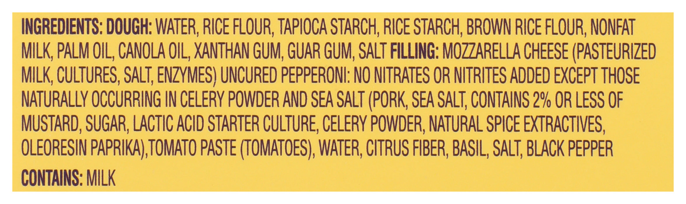 Uncured Pepperoni Pizza Snacks, GF, 7 oz