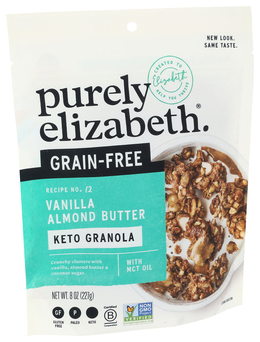 Vanilla Almond Butter MCT Granola Cluster, 8 oz