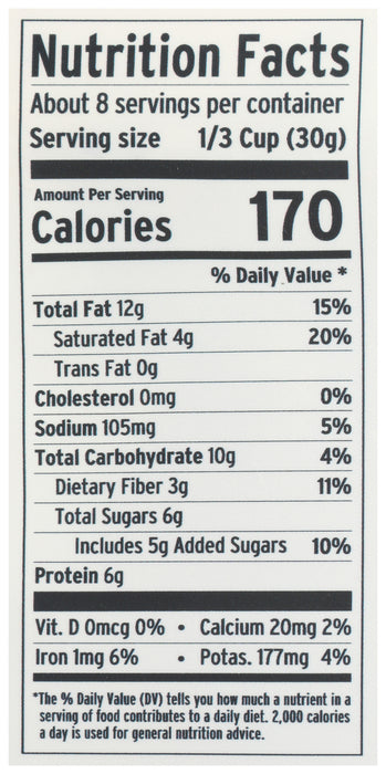 Vanilla Almond Butter MCT Granola Cluster, 8 oz