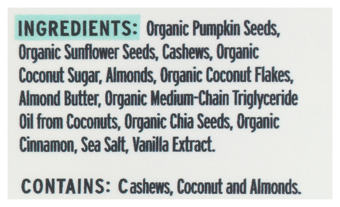 Vanilla Almond Butter MCT Granola Cluster, 8 oz