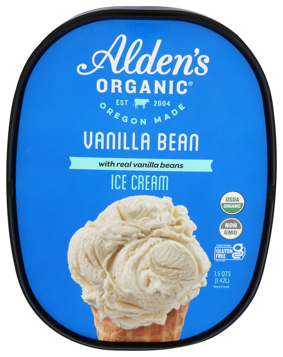 Vanilla Bean Ice Cream, Org, 48 floz