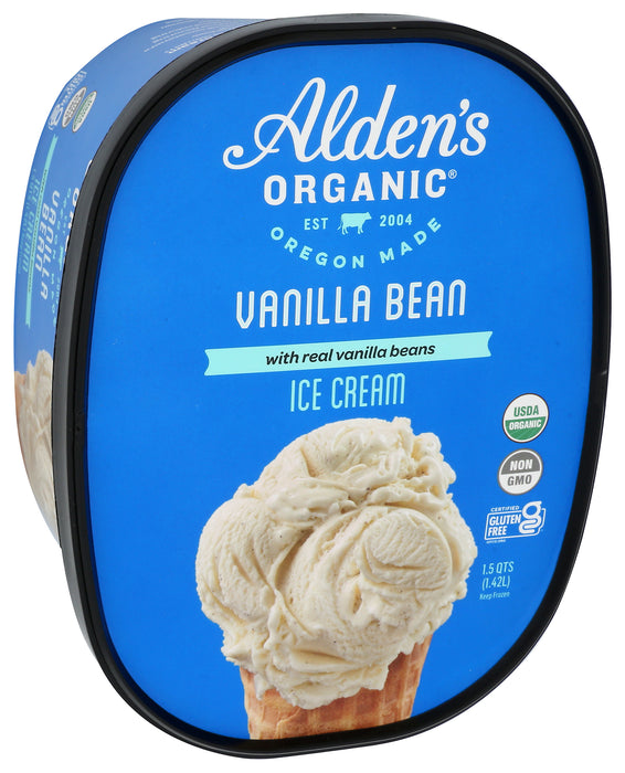 Vanilla Bean Ice Cream, Org, 48 floz