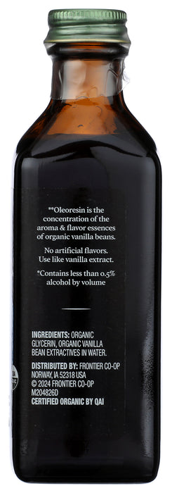 Vanilla Flavoring, Non-Alcoholic, Org, 4 fl oz