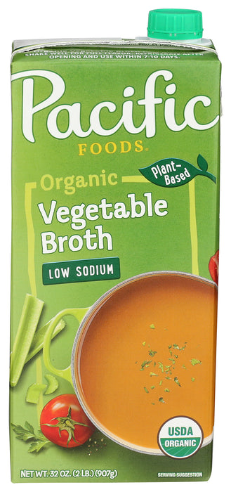 Vegetable Broth - Low Sodium, Org, 32 fl oz
