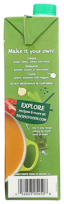 Vegetable Broth - Low Sodium, Org, 32 fl oz