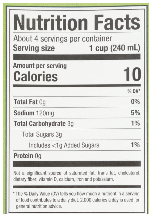 Vegetable Broth - Low Sodium, Org, 32 fl oz