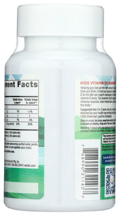 Vitamin D3 400IU, Watermelon, 60gummy