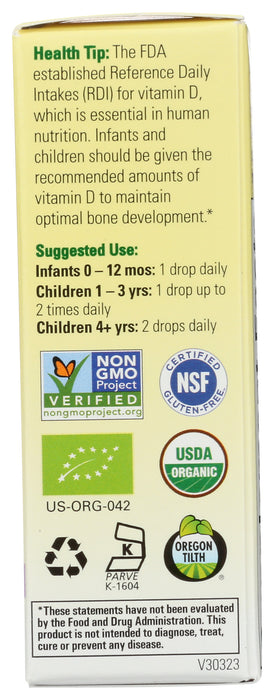 Vitamin D3 Drops for Babies & Infants, Berry, Org, 10 ml