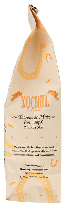 White Corn Chips, Sea Salt, Org, 12 oz