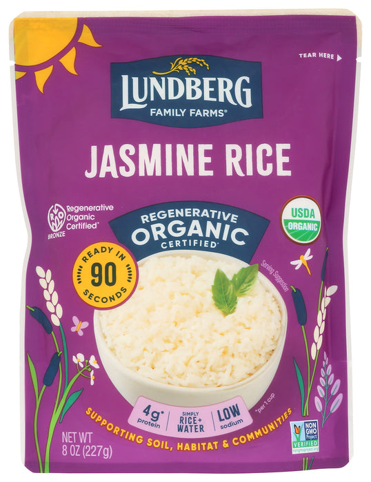 White Jasmine Thai Hom Mali Rice, Org, 8 oz