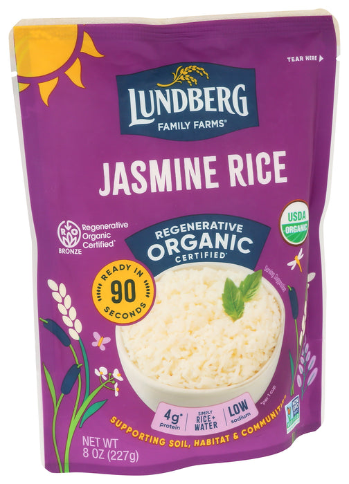 White Jasmine Thai Hom Mali Rice, Org, 8 oz