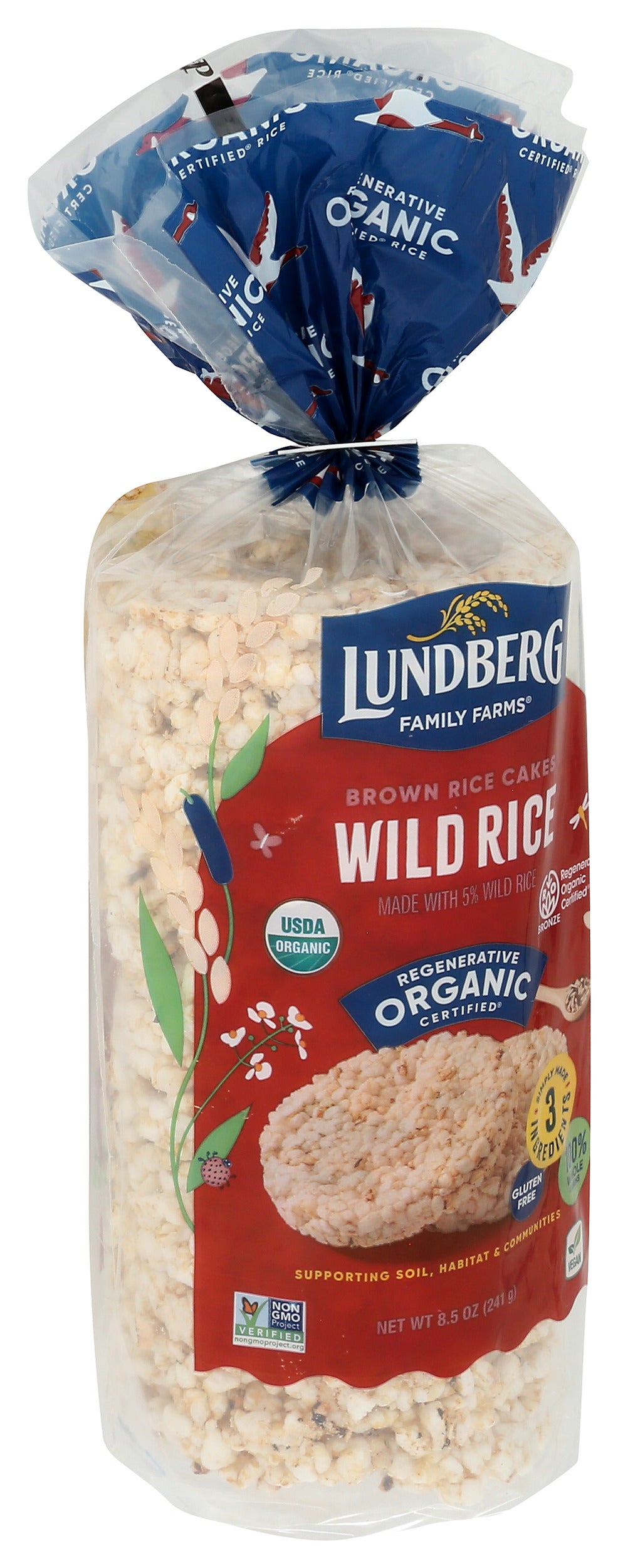 Wild Rice Cake, Lightly Salted, GF Org, 8.5 oz — Natures Pick Market