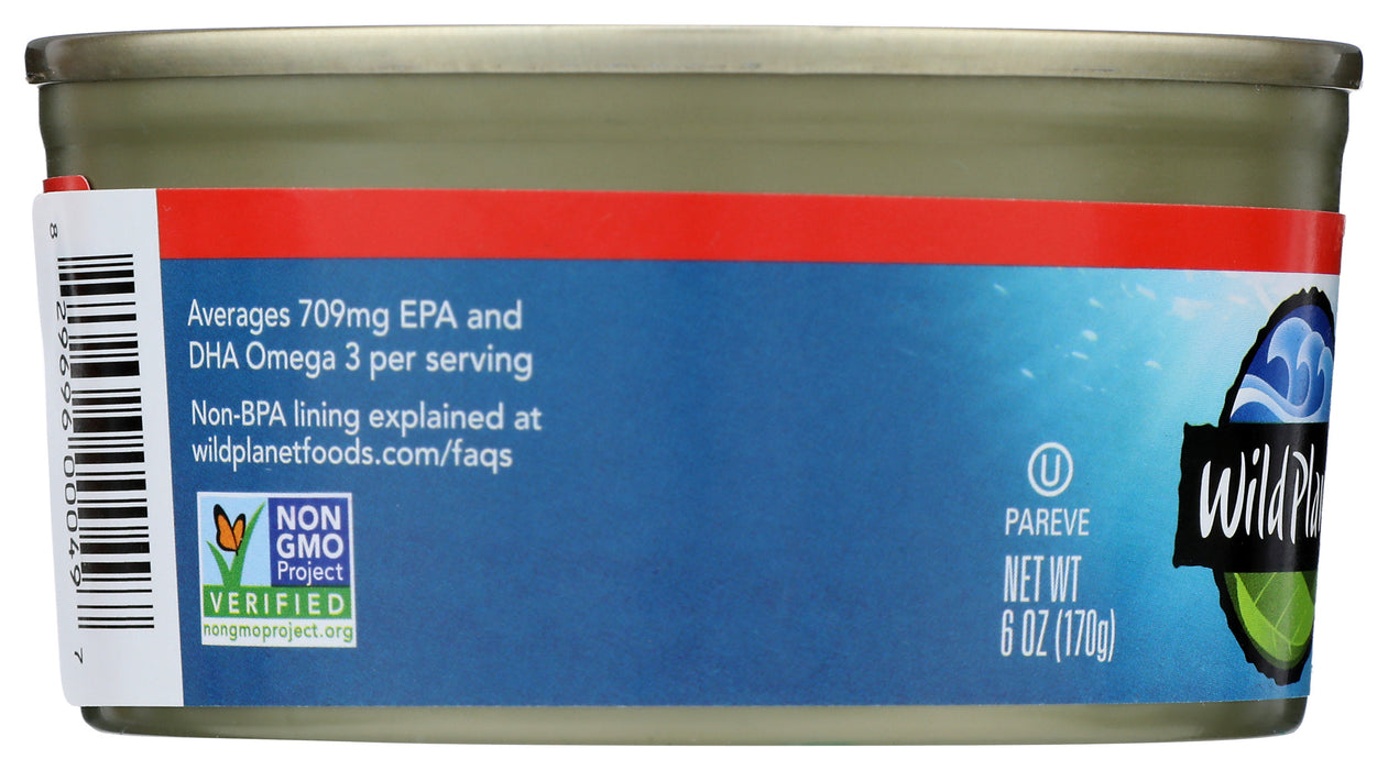 Wild Sockeye Salmon, Skinless & Boneless, 6 oz