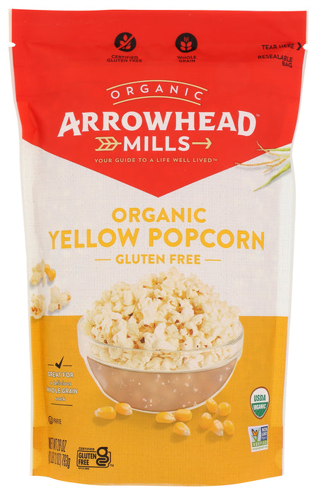 Yellow Popcorn, Org, 28 oz