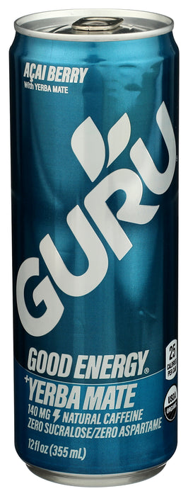 Yerba Mate Energy Drink, Org, 12 floz