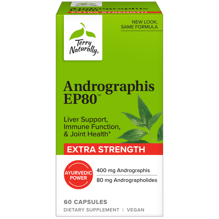Andrographis EP80 Extra Strength 400 mg, 60 vcap