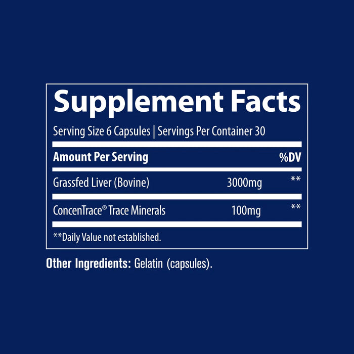 Beef Liver 500 mg, 180 cap