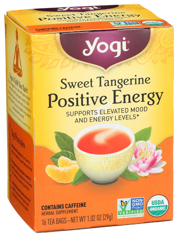 Sweet Tangerine Positive Energy Tea, Org, 16 tbag