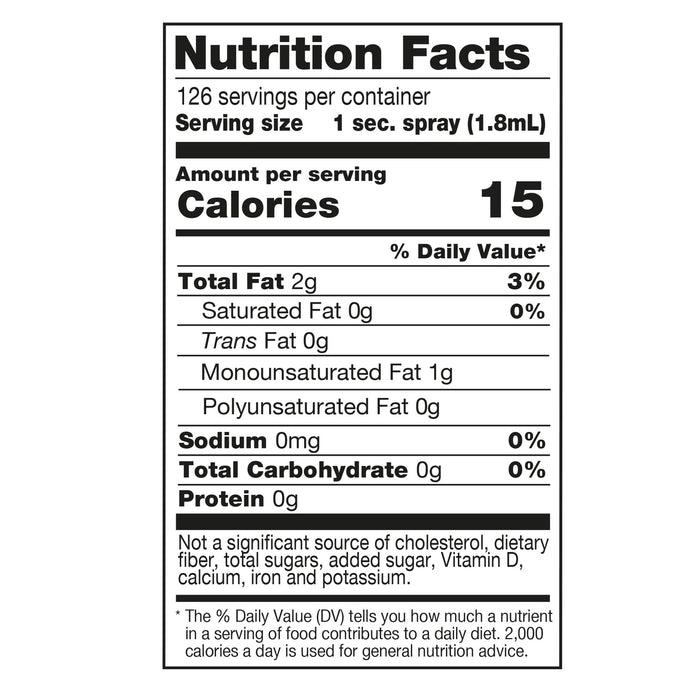 Black Truffle Flavored EV Olive Oil Spray, 8 fl oz