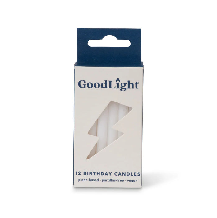 Candle, Birthday White, 12 ct