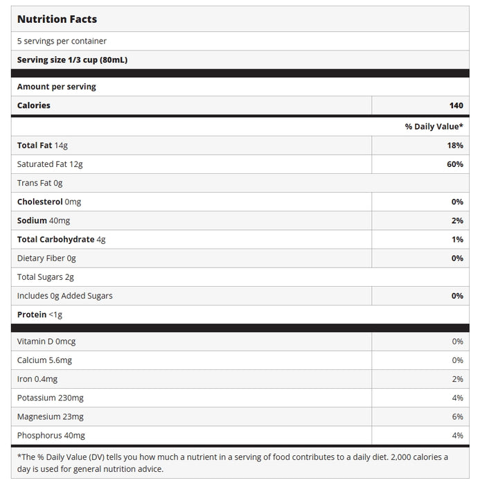 Coconut Milk Unsweetened, Org, 13.5 floz