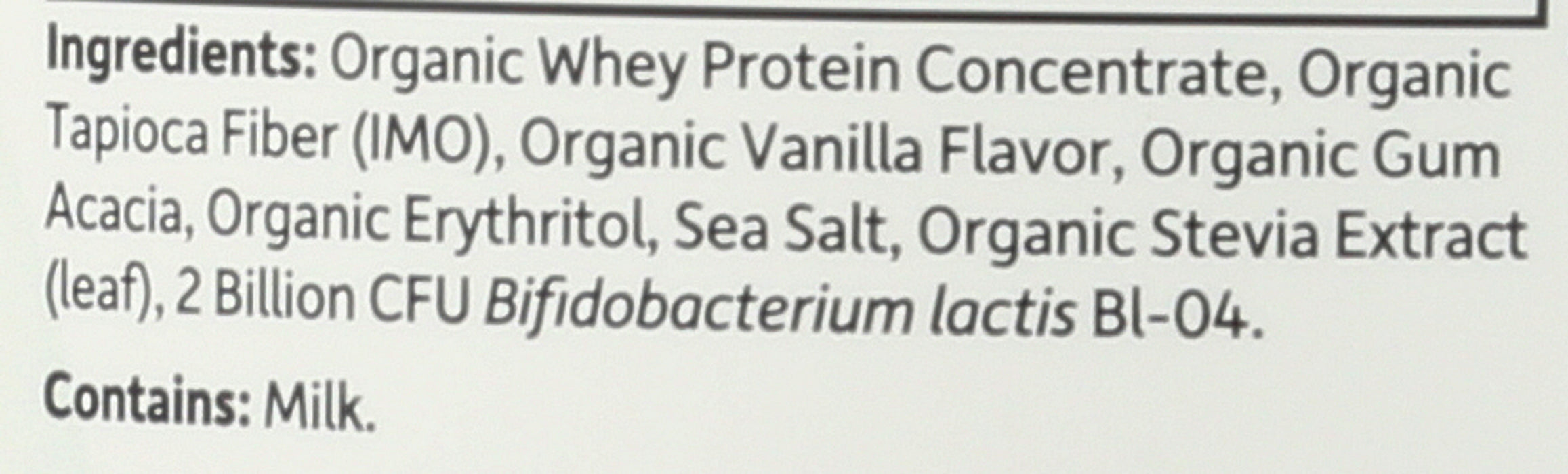 Organic Whey Protein, Grass Fed, Vanilla, 378 g