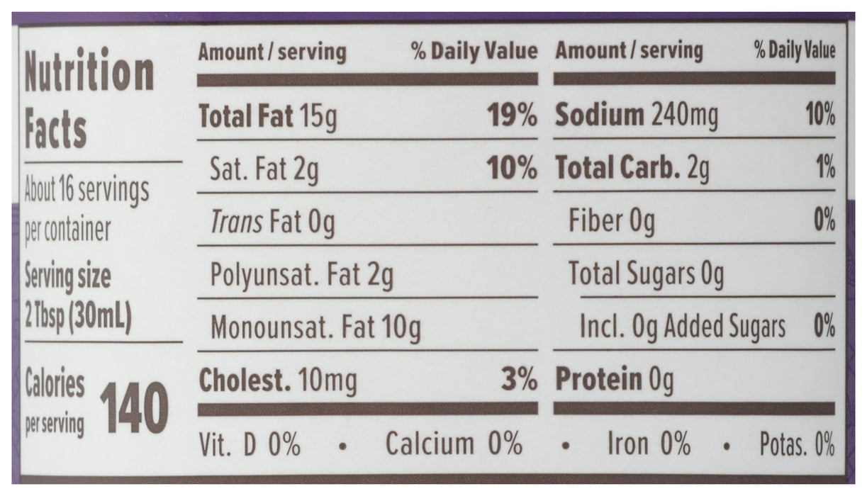 Caesar Dressing w/ Avocado Oil, 16 fl oz
