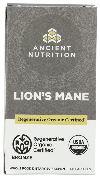 Lion's Mane, Reg Org, 60 cap