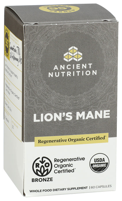 Lion's Mane, Reg Org, 60 cap