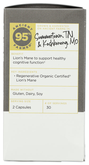 Lion's Mane, Reg Org, 60 cap