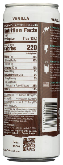 Coffeemilk, Vanilla, 11 fl oz