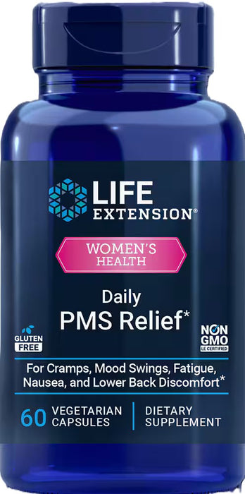 Daily PMS Relief, GF, 60 vcap
