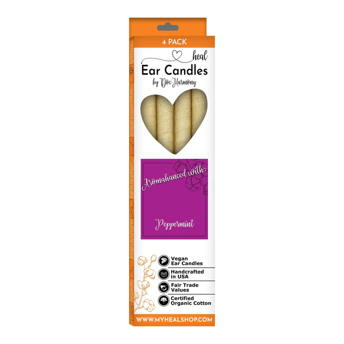 Ear Candles, Euc Lav Peppermint, 4 pk