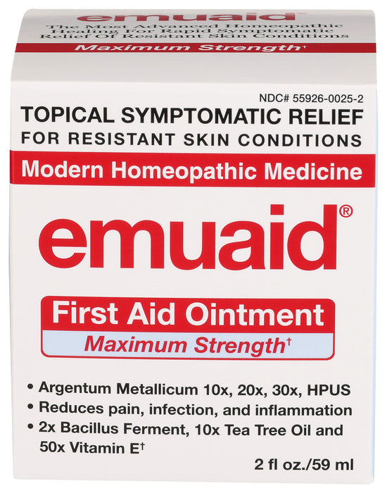 Emuaid First Aid Ointment, Maximum Strength, 2 floz