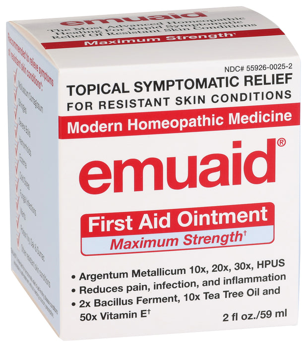 Emuaid First Aid Ointment, Maximum Strength, 2 floz