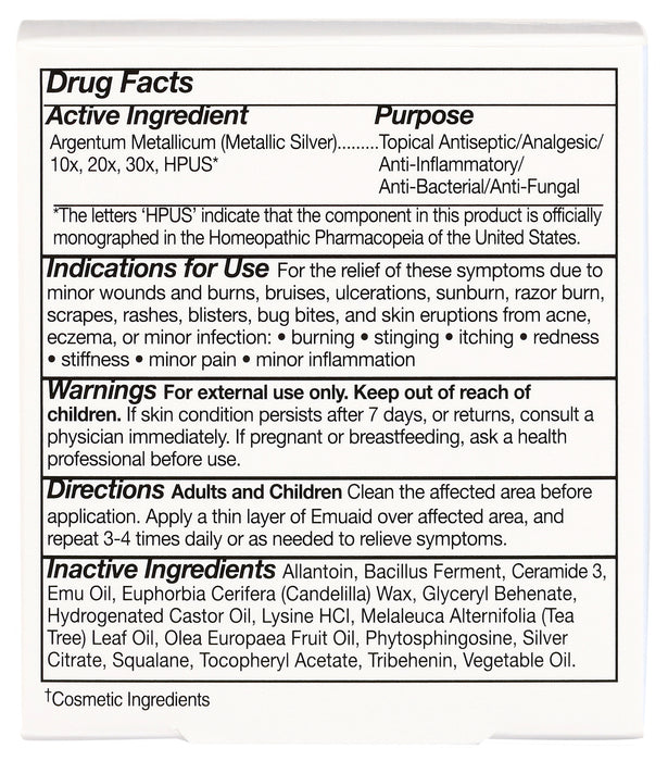 Emuaid First Aid Ointment, Maximum Strength, 2 floz