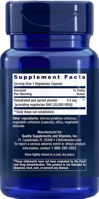 Food Sensitivity Relief with DAO, GF, 60 vcap