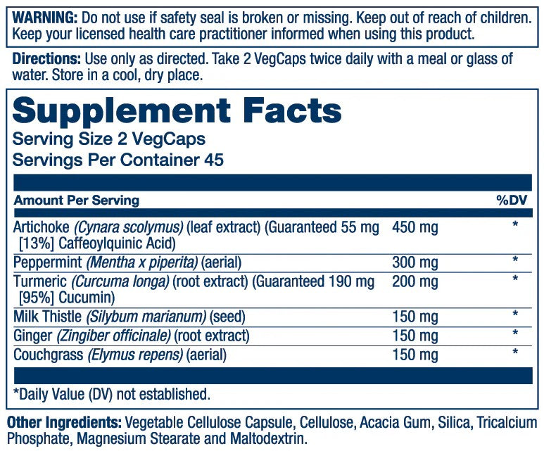 Gallbladder Support Formula, 90 vcap