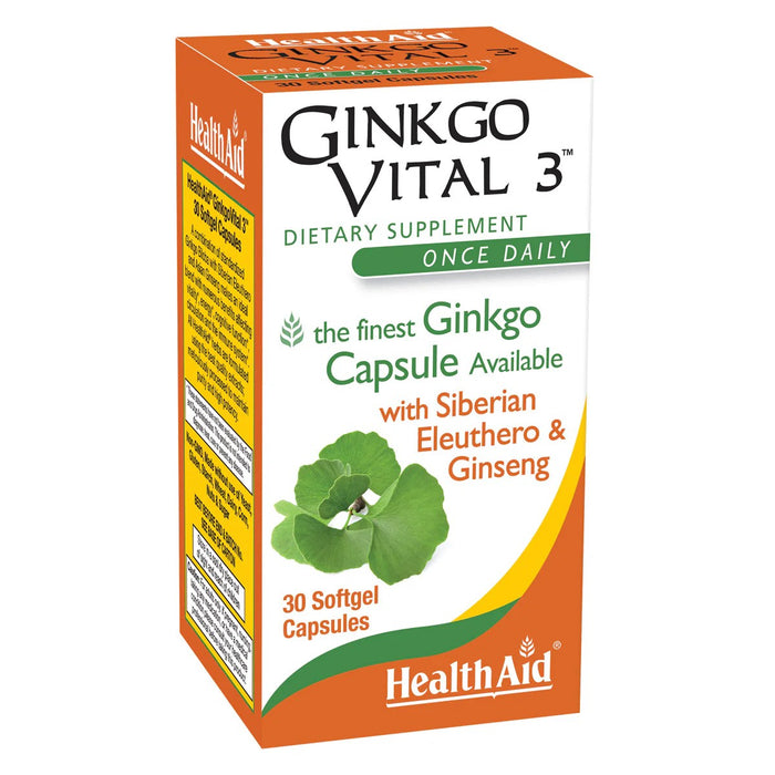 Ginkgo Vital 3™, 30 cap