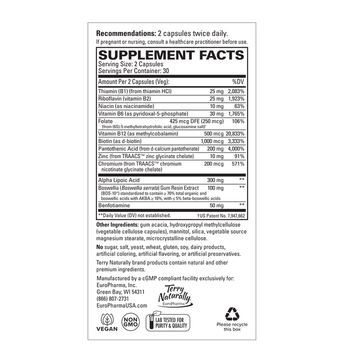 Healthy Feet & Nerves, 120 cap