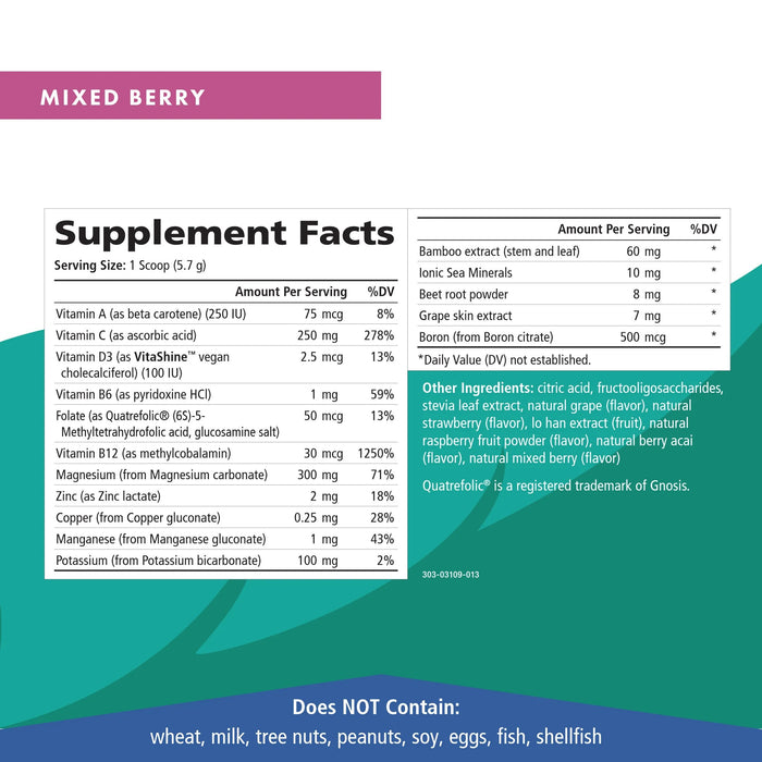 Ionic Fizz Magnesium Plus, Mixed Berry, 171 gm