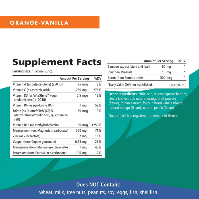 Ionic Fizz Magnesium Plus, Orange Vanilla, 171 gm