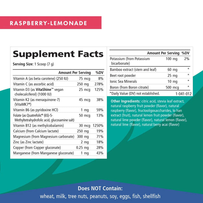 Ionic Fizz Super D-K Calcium Plus, Raspberry Lemonade, 210 gm