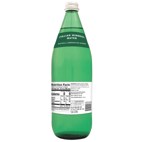 Italian Sparkling Mineral Water, 33.8 floz