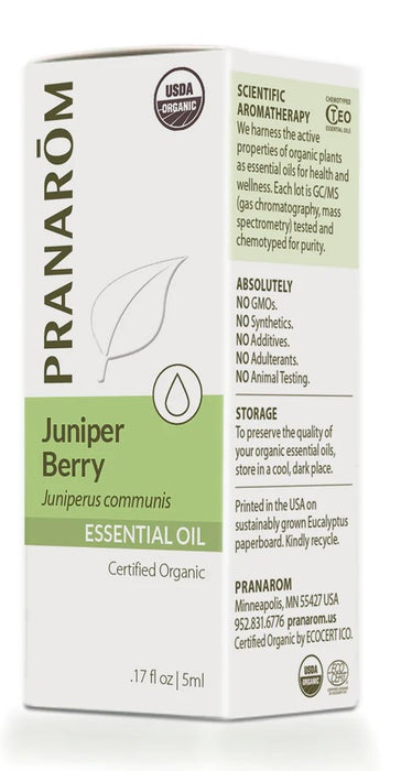 Juniper Berry Essential Oil, Org, 5 ml