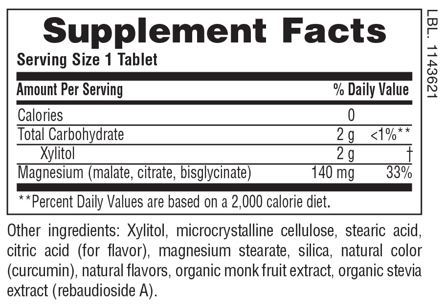 KalmAssure Magnesium Chewable, 60 tab