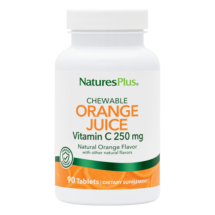 Orange Juice Vitamin C 250 mg, 90 chew