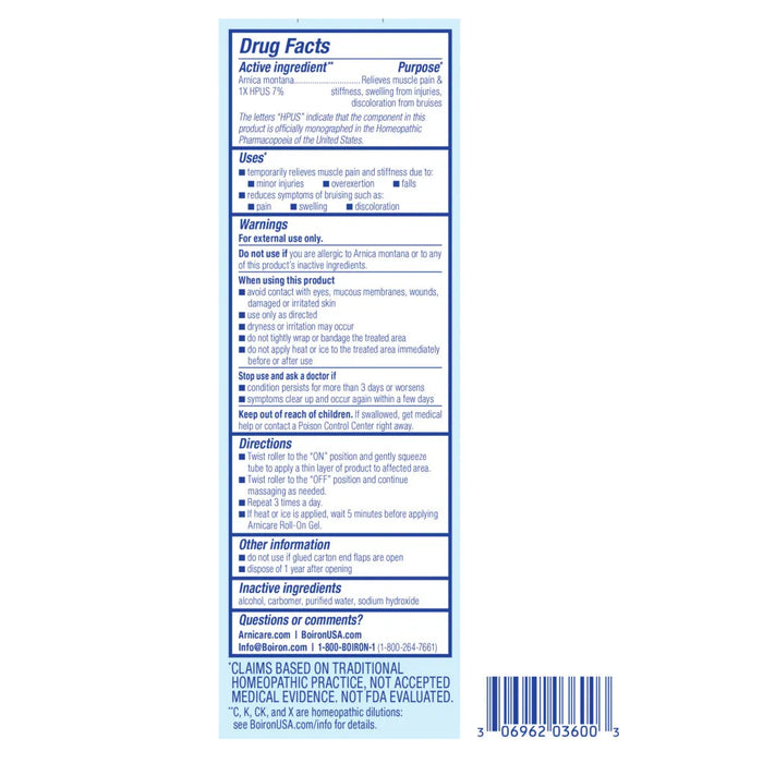 Arnicare Roll-On Pain Relief, 1.5 oz