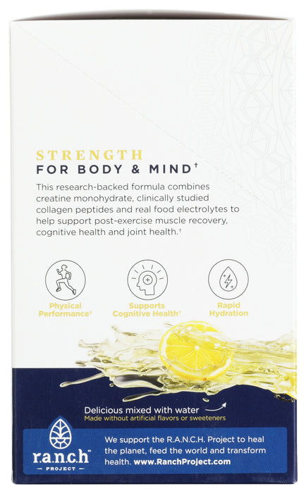 Creatine + Collagen, Lemon, 4.4 oz/ 14 stick