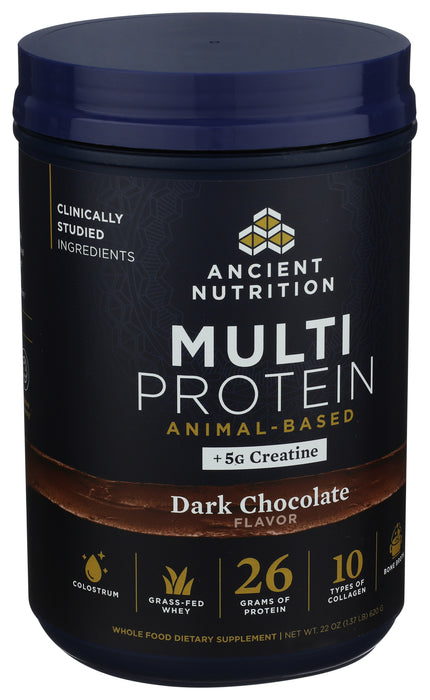 Multi Protein Powder Animal Base + Creatine, Chocolate, 22 oz
